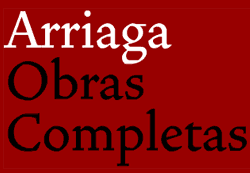 Arriaga Obras Completas